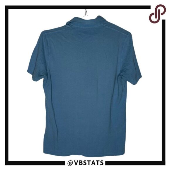 Chubbies Medium Pacific Blue Short Sleeve Polo - Picture 2 of 5